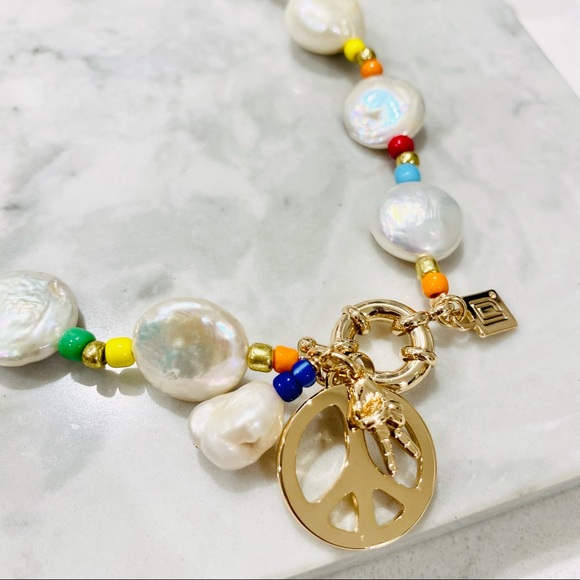 Dannijo Paz Freshwater Pearl Necklace NWT - Picture 11 of 16